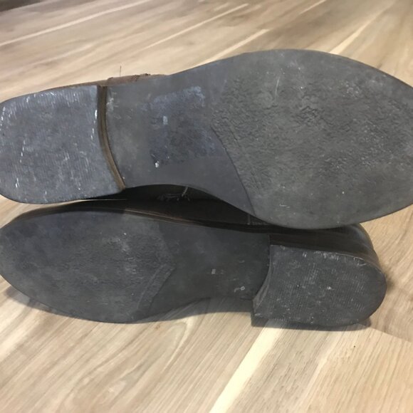 Blakely Ladies Dark Brown Tall Leather Riding Boots Size 8 - Picture 7 of 7